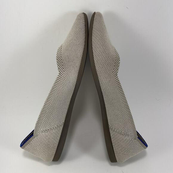 Rothy’s The Point Pointed Toe Flats Womens Size 5.5 Birdsye Flax Gray Rothys - Picture 6 of 9